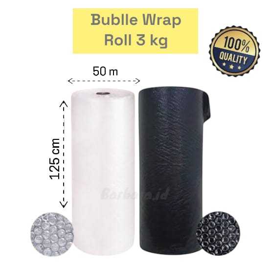 

BUBLE WRAP 1 ROLL MURAH 3 KG 2,7 KG BENING HITAM/ bubble wrap 1 roll murah dan lengkap