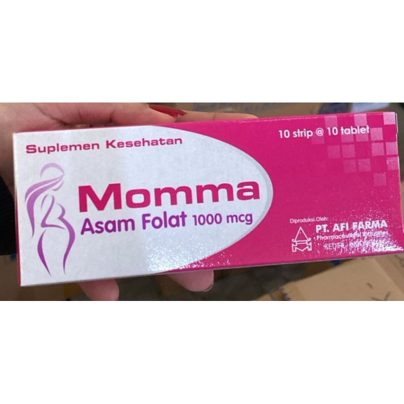Asam Folat 1000mcg (Momma)Suplemen Ibu Hamil