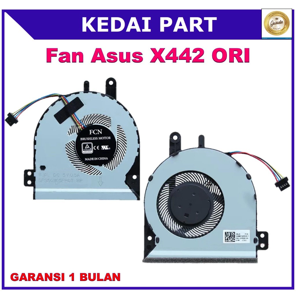 Fan Asus X442 X442U X442UA X442UF X442UN X442UQ X442UR X442URR X422URR A442 A442U A480U F442U R419 R