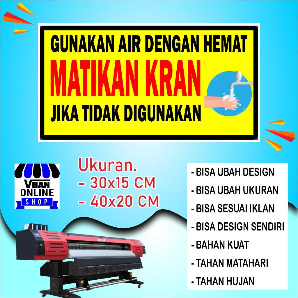 

Cetak Sticker Untuk di WC Bahan Tahan Air Kuning