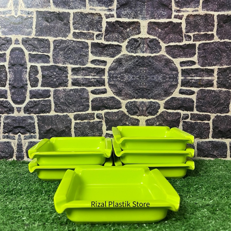 (6PCS) ASBAK MELAMINE 3004 | ASBAK ROKOK | ASBAK ROKOK SEGI / KOTAK | ASBAK MURAH | ASBAK TEBAL | AS