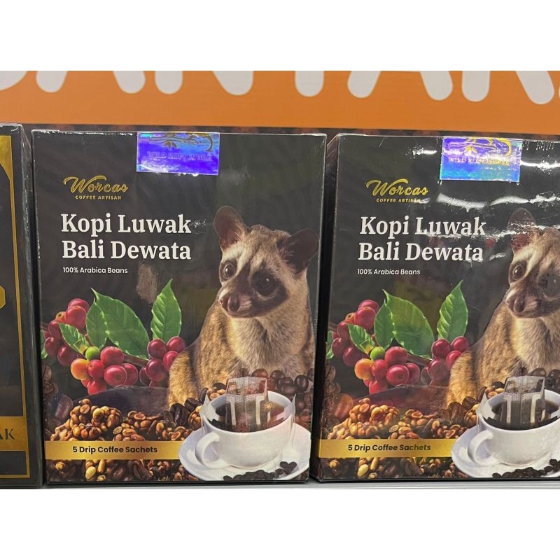 

worcas kopi luwak Dewata bali drip filter 50gr