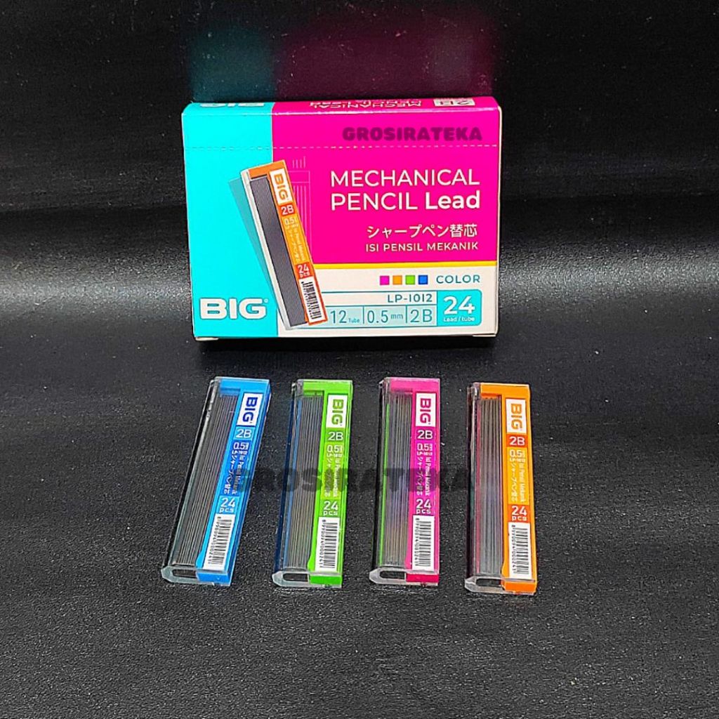 

ISI PENSIL MEKANIK REFILL PM LP 1012 0.5mm 2B BIG