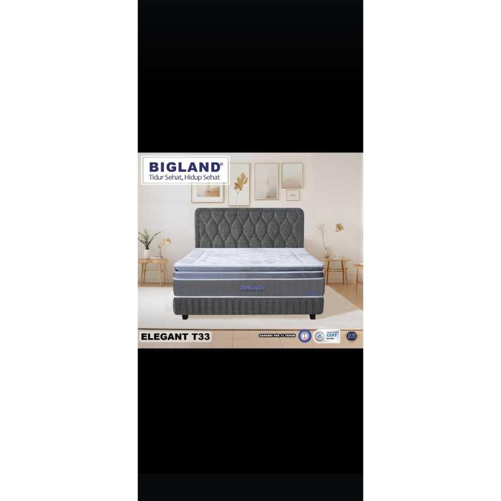 SET DIVAN DAN KASUR SPRINGBED BIGLAND