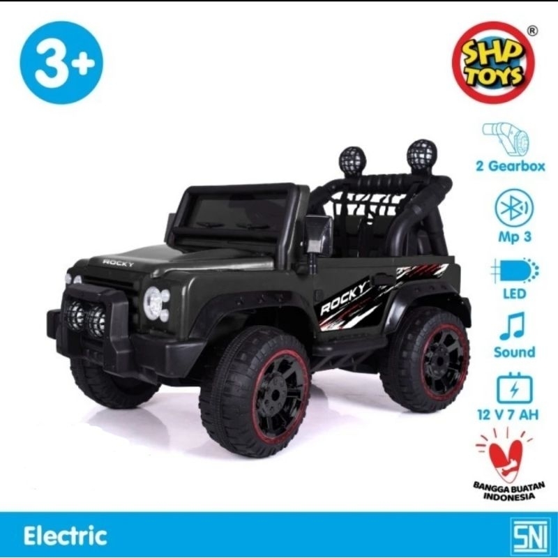 Mobil Aki SHP Volta Rocky 5008 EVA ban karet mobil mainan anak murah