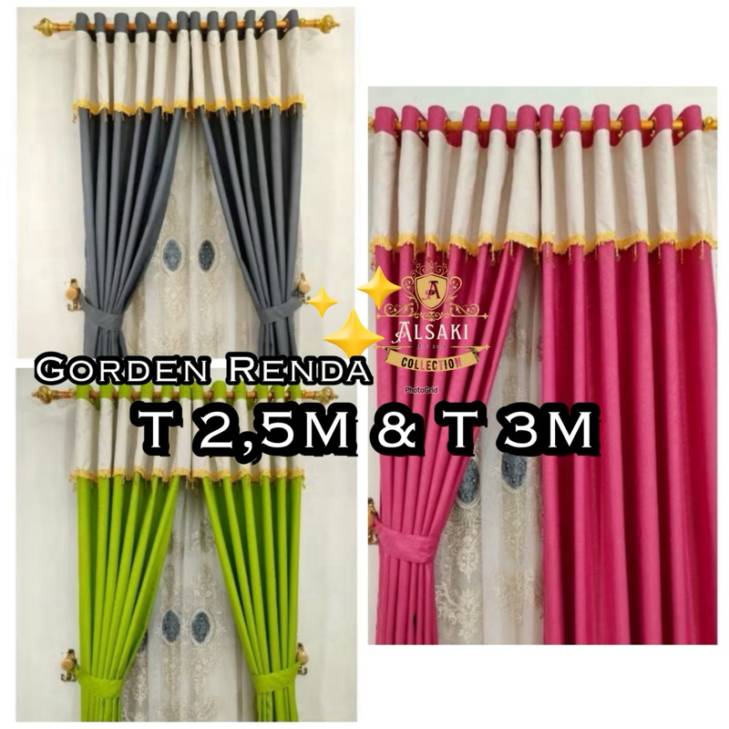 GORDEN RENDA CANTIK TINGGI 2,5M & 3M