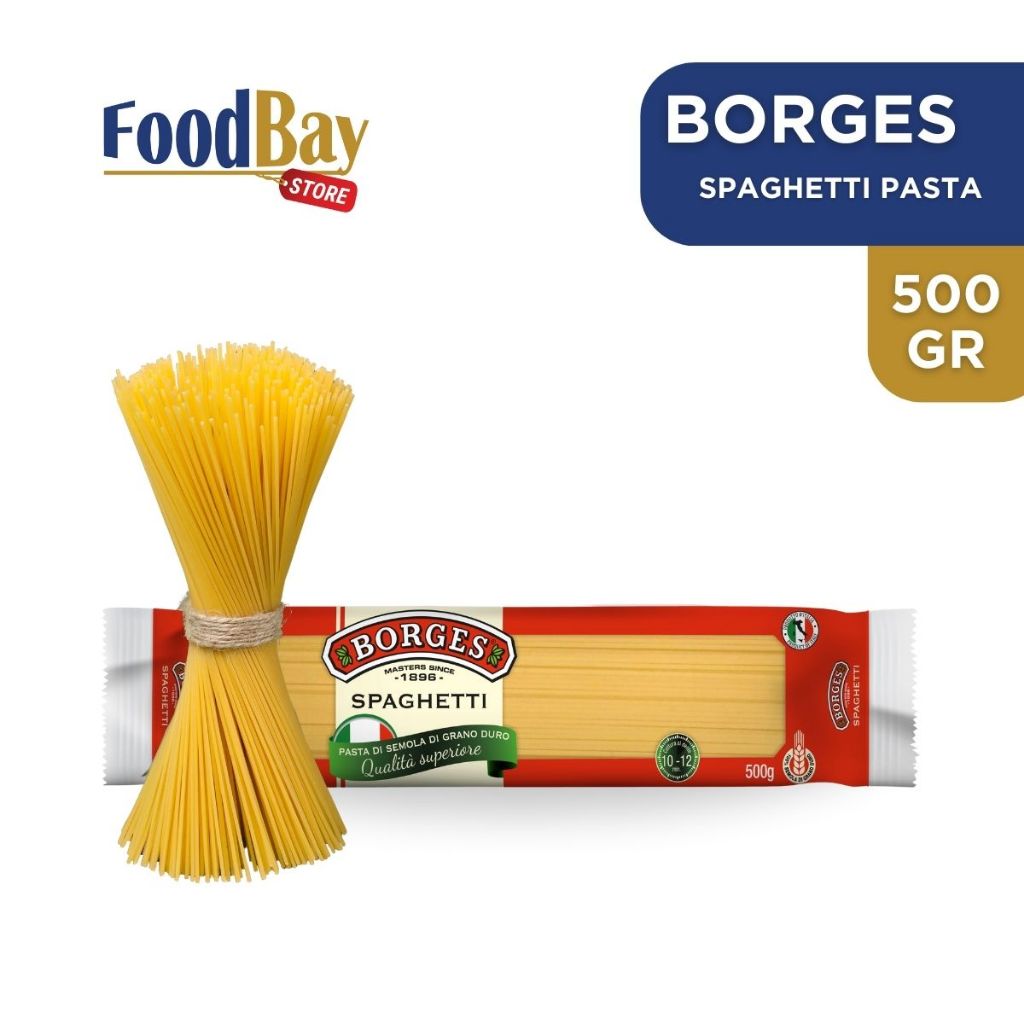 

BORGES Spaghetti Pasta 100% gandum 500 Gr