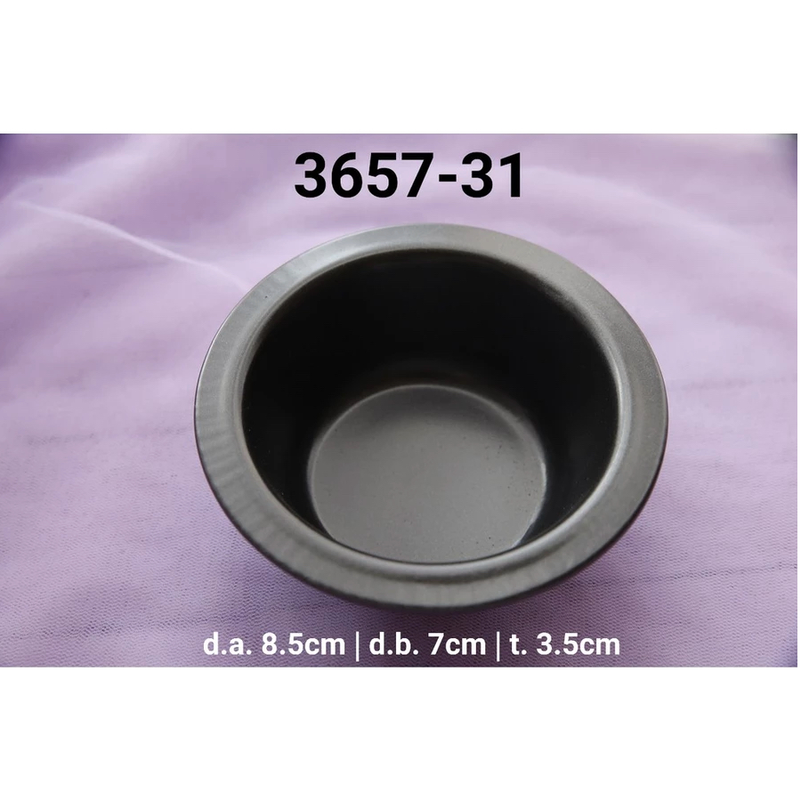 3657-31 Loyang Teflon Bulat Anti Lengket Cupcake / Loyang Bulat Teflon Mini