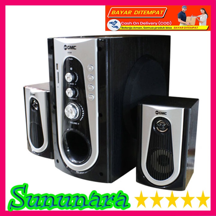 SUNUNARA GMC 886M /GMC 886P Speaker Multimedia BLUETOOTH GMC 886M Suara Ngebass Poll