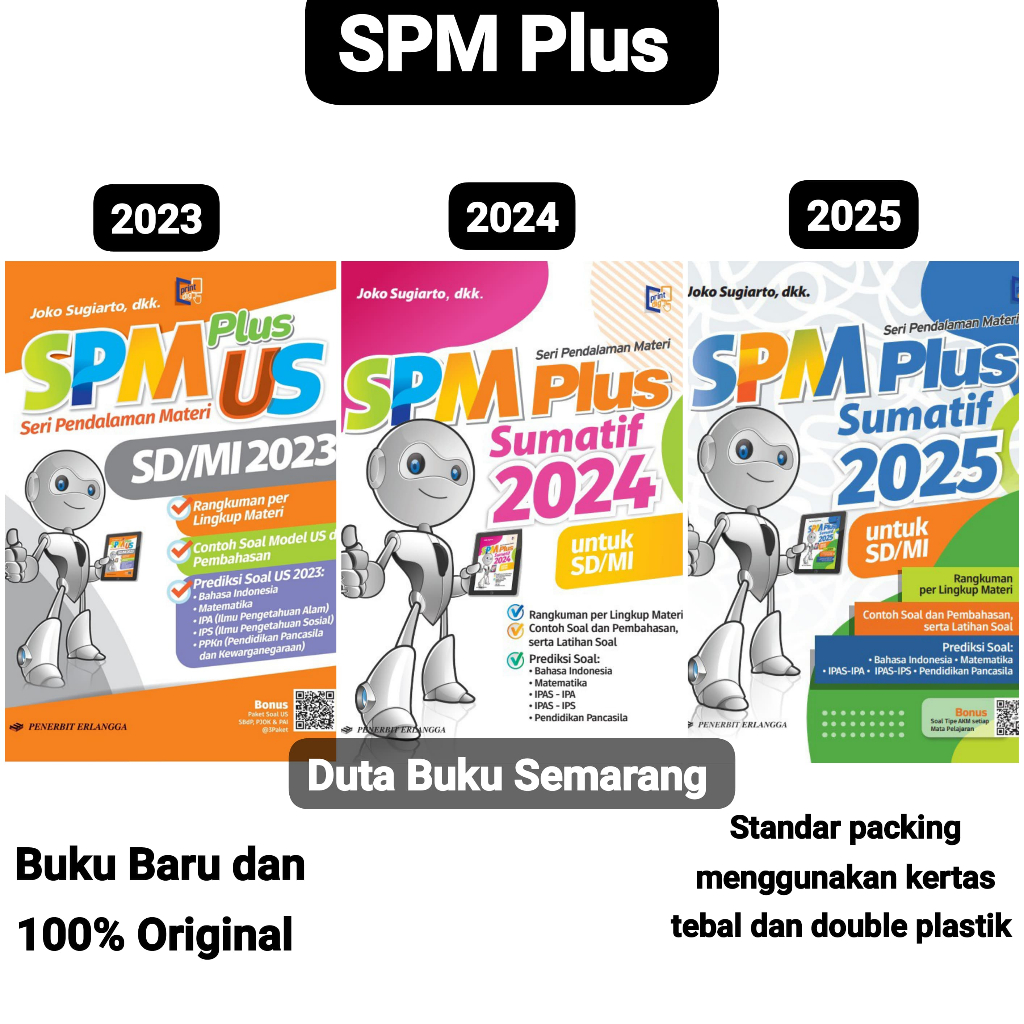 buku spm plus US SD / MI ( SOAL KELAS 6 ERLANGGA ) UJIAN SEKOLAH SD 2023 2024 2025