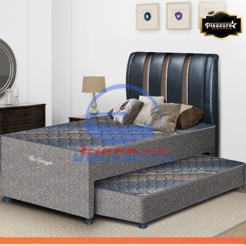 [ Jucco ] Bed Dorong 2in1 Teenager Standart 120x200 - Bed Dorong  Murah Pleasure - Springbed 2in1 Se
