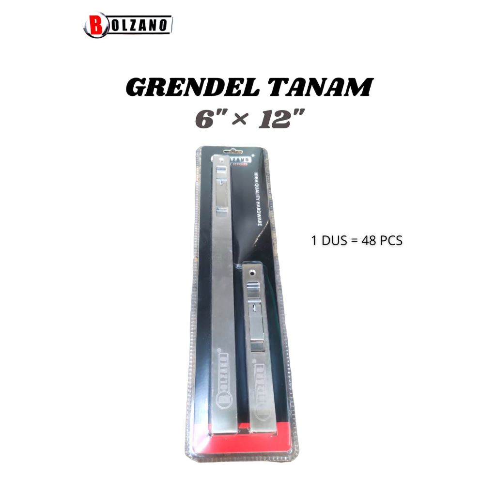 BOLZANO SELOT TANAM PINTU SLIDING PINTU DOUBLE / GRENDEL TANAM ATAS BAWAH