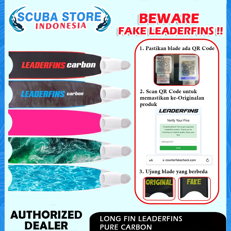 Long Fin Leaderfins Pure Carbon 100% Carbon Camouflage Fuxia Pink Ocean Green Blue Wave Fins Apnea F