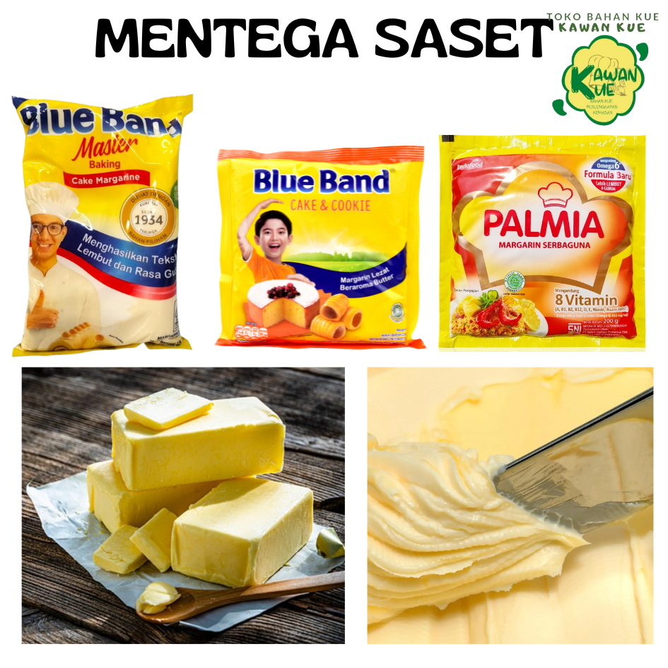 

MENTEGA SASET - MARGARINE SASET - BLUEBAND - FORVITA - PALMIA - FILMA