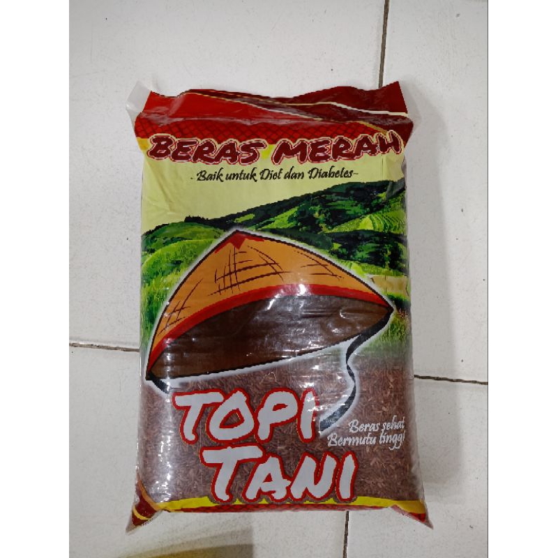 

ADY78 Beras Merah Cap TOPI TANI