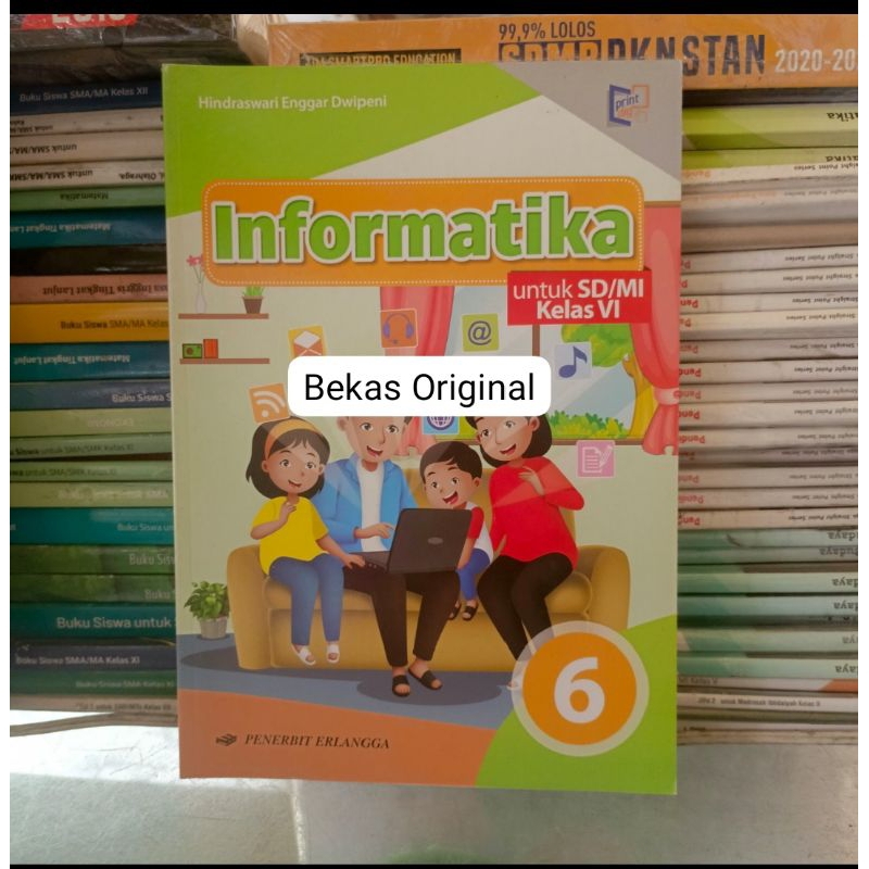 Informatika SD Kelas 6 VI Penerbit Erlangga