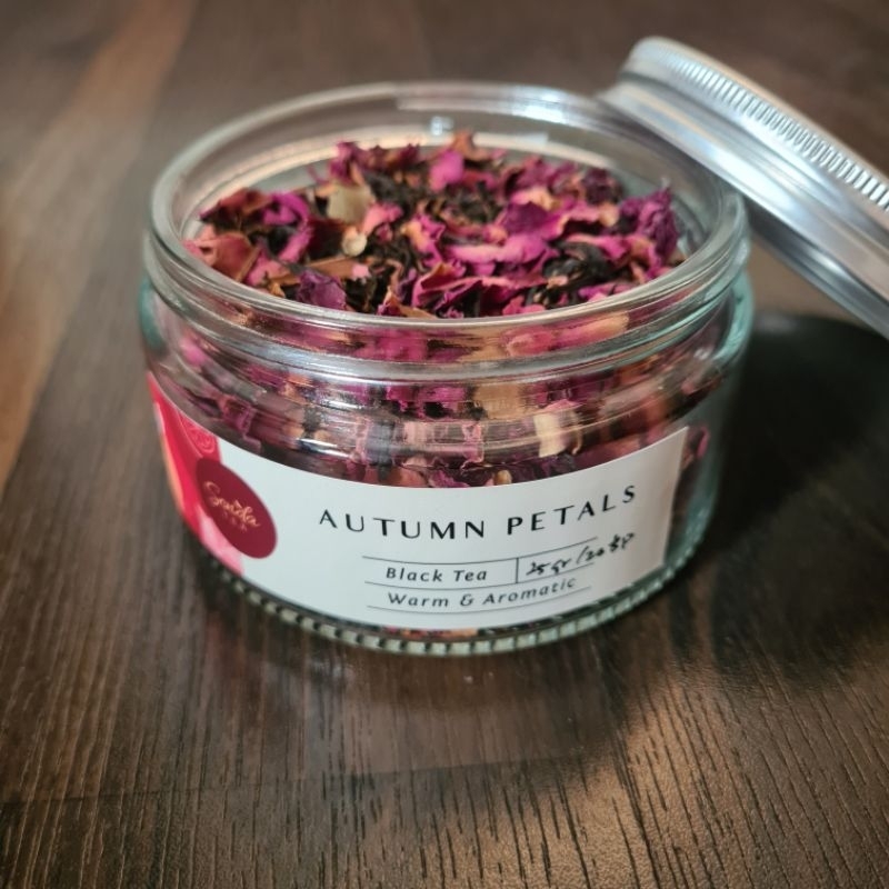 

SendaTea AUTUMN PETALS - Juli Series | Artisan Tea | Tea Blend | Black Tea | Tea | Flower Tea | Spice Tea | Teh Hitam | Teh
