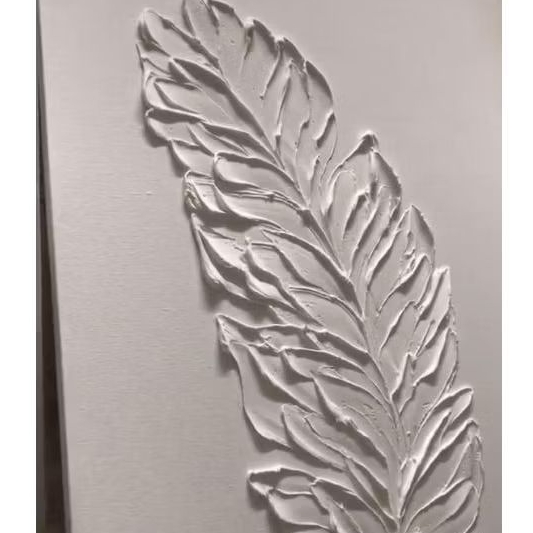 

H7Y Algapaint Tekstur lukis akrilik 3D White 1000ml/Modeling pasta/gesso/cat