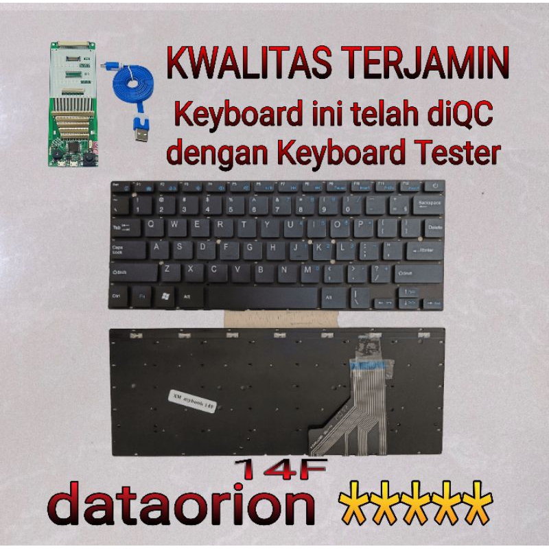 KEYBOARD AXIOO MYBOOK 14F SLIMBOOK 13 - BLACK