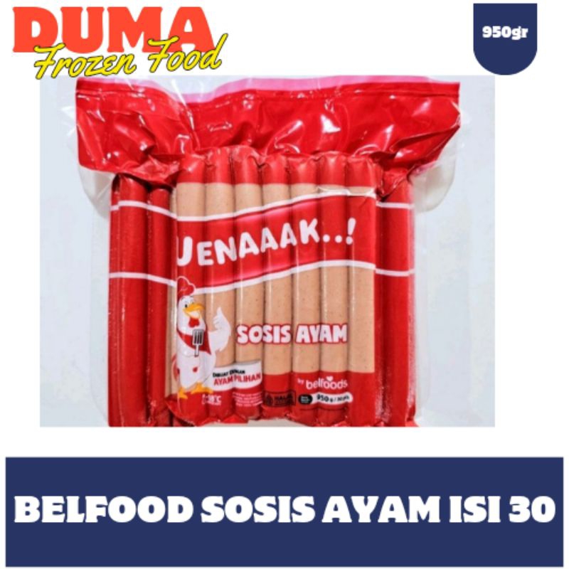 

Belfood Sosis Ayam 950gr (30 batang)