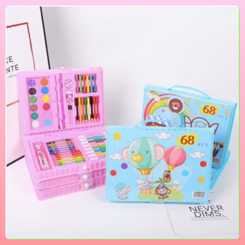 

Crayon Set 68pcs / Krayon Mewarnai Anak 68pcs