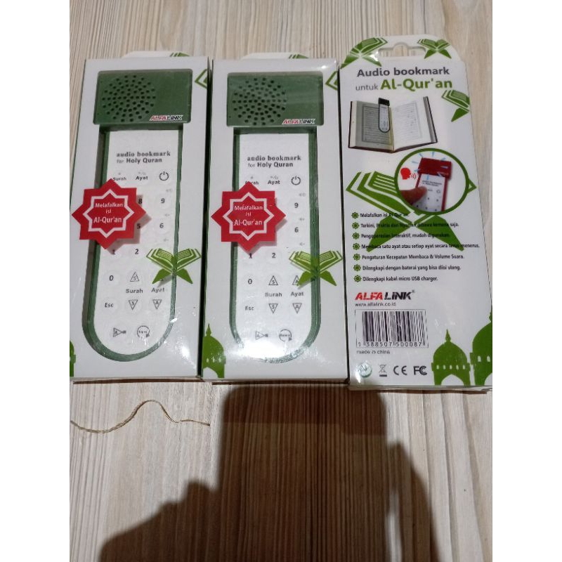 Alfalink audio bookmark for holy quran 30jus termurah