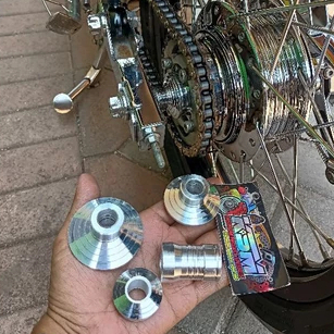 boshing Gearbox velg racing rcb PNP shok depan ninja R Rr ss boshing piramid Tromol depan jupiter