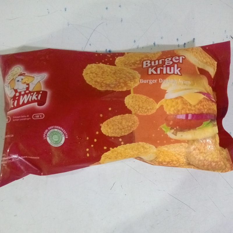 

CIKI WIKI BURGER CRISPY ISI 6 315GR