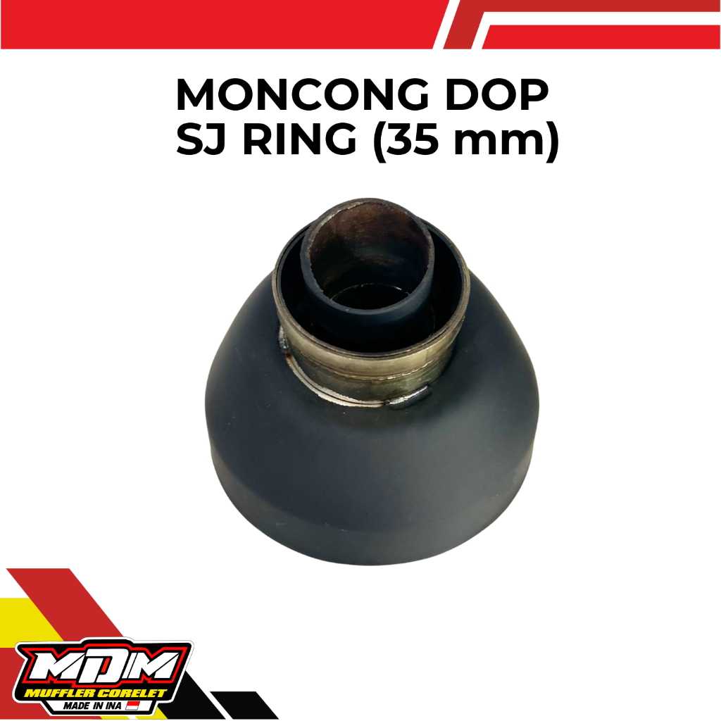 MDM RACING MUFFLER Moncong Dop SJ Ring ala SHIJIRO Tutup Kenalpot Std Racing / Kondoman
