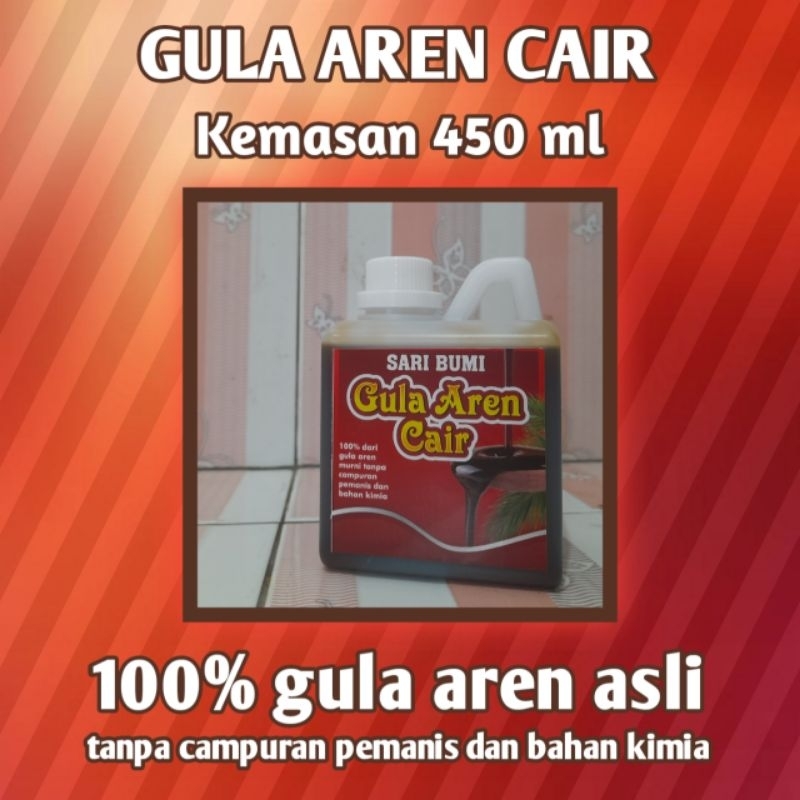 

Gula aren cair / syrup palm sugar organik 450 ml