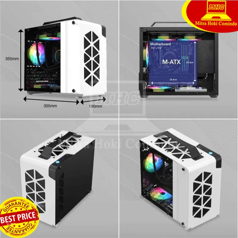CASING PC CASING KOMPUTER GAMING ENLIGHT EDGE PC CASE GAMING