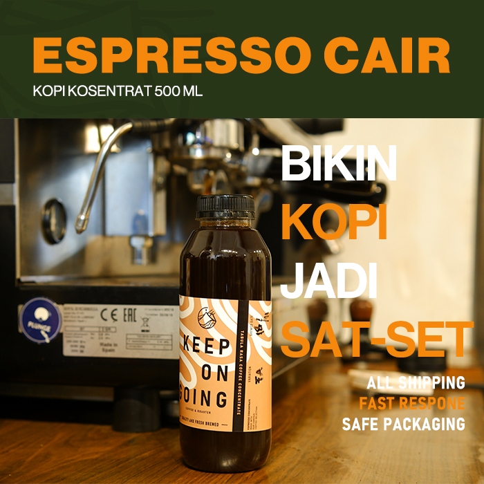 

Espresso Cair Kafein / Konsentrat Kopi 500 ml