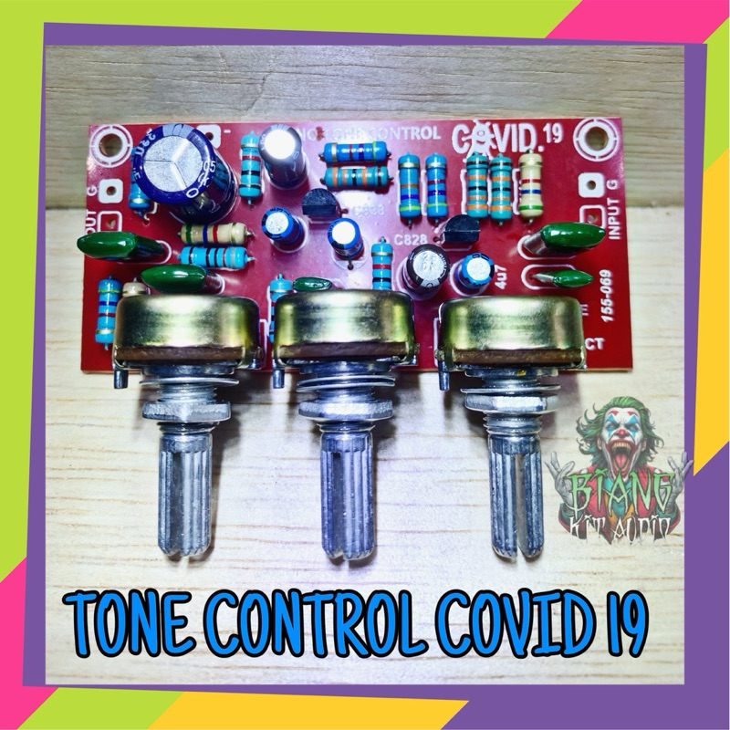 Tone control 3 potensio / tone control 2tr / tone control 2 transistor