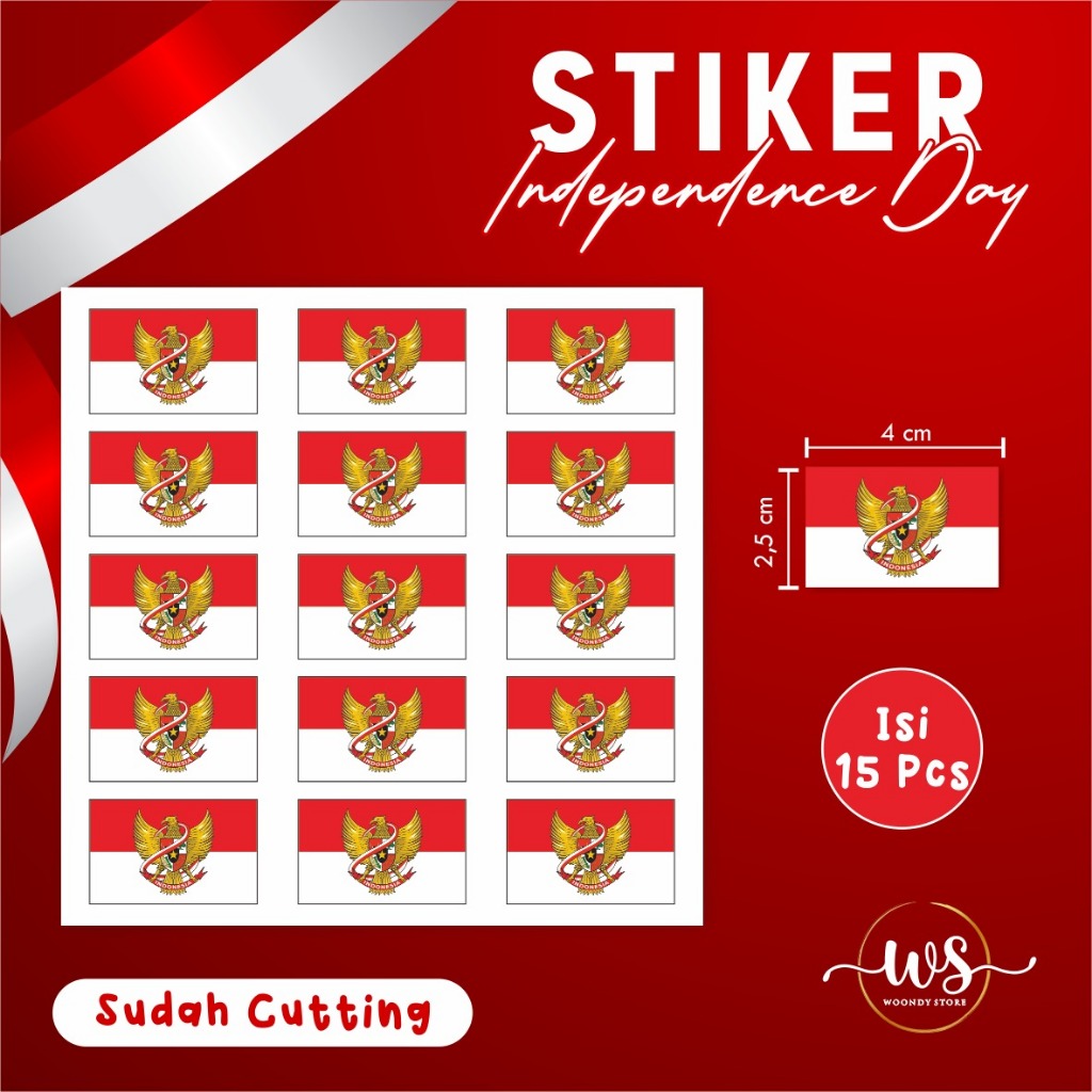 

STIKER PIPI AKSESORIS UNIK SPESIAL KEMERDEKAAN INDONESIA MERAH PUTIH GARUDA