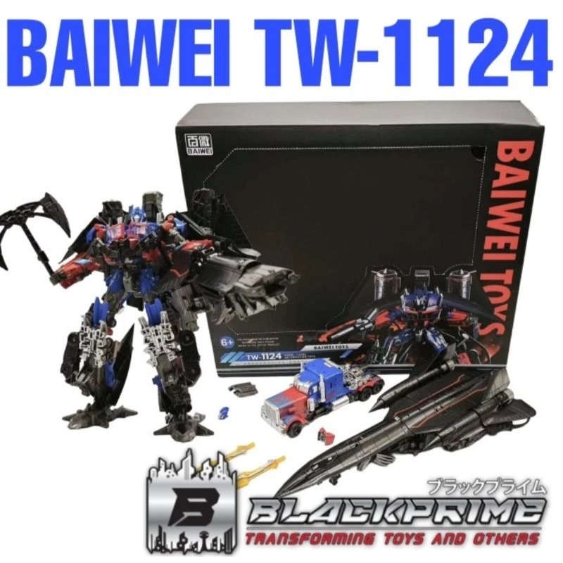 Baiwei TW-1124 Optimus prime Jetfire Boxset Jetpower action figure mainan robot