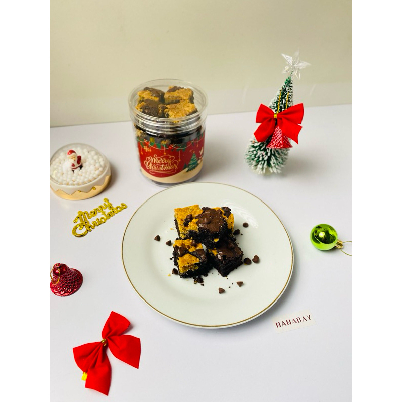 

Brownies Cookie Uk 20x20cm Nanabay Cake Jogja