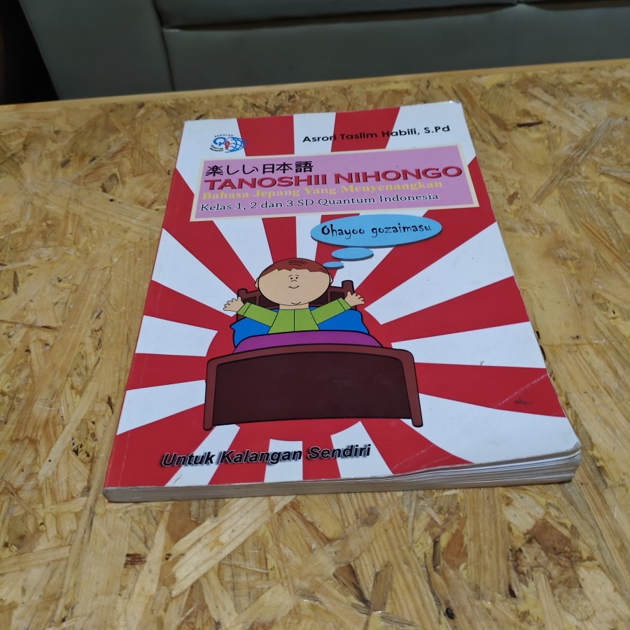 Buku Tanoshi Nihogo Kelas 1,2 & 3 SD