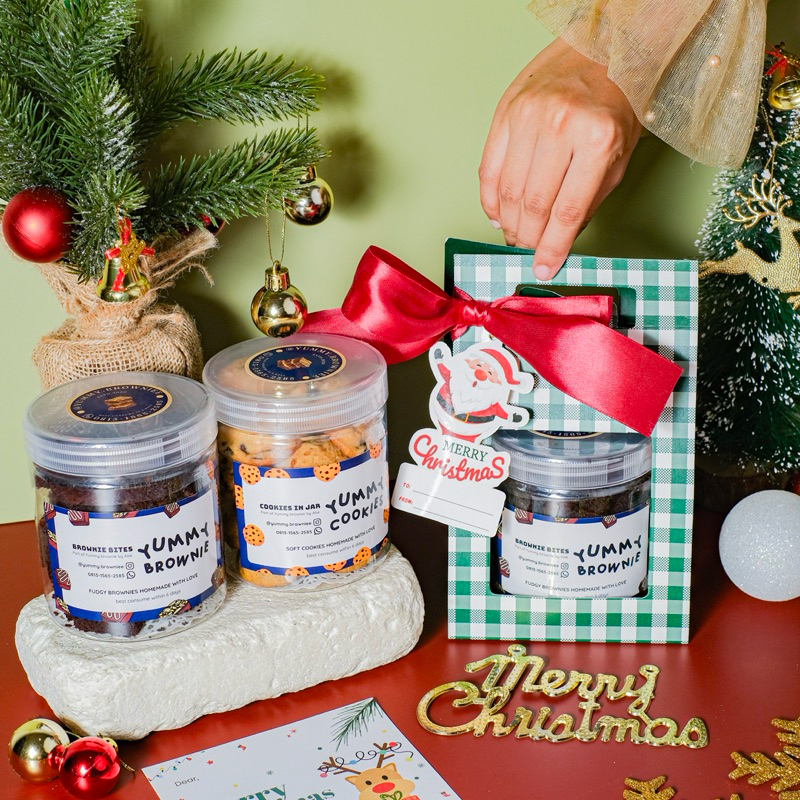 

CHRISTMAS HAMPERS | HAMPERS NATAL BROWNIES 2024 - PACKAGE F