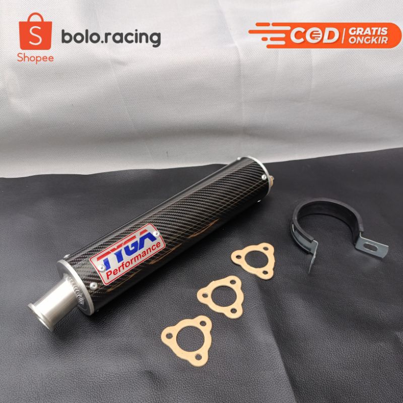 Silincer Knalpot Ninja R RR SS Fiz R RX King 2tak Tyga Performance Carbon