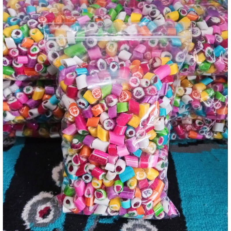 

Permen candy sticky candy 1 kg/500g/250g/100g permen viral tiktok