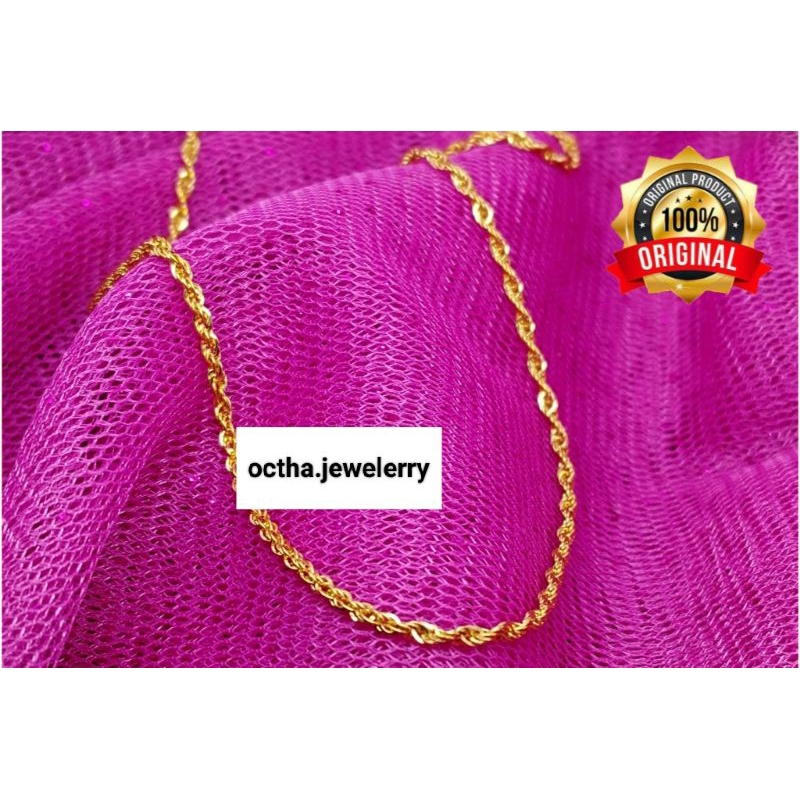 KALUNG TAMBANG PERAK 925 LAPIS MAS ASLI