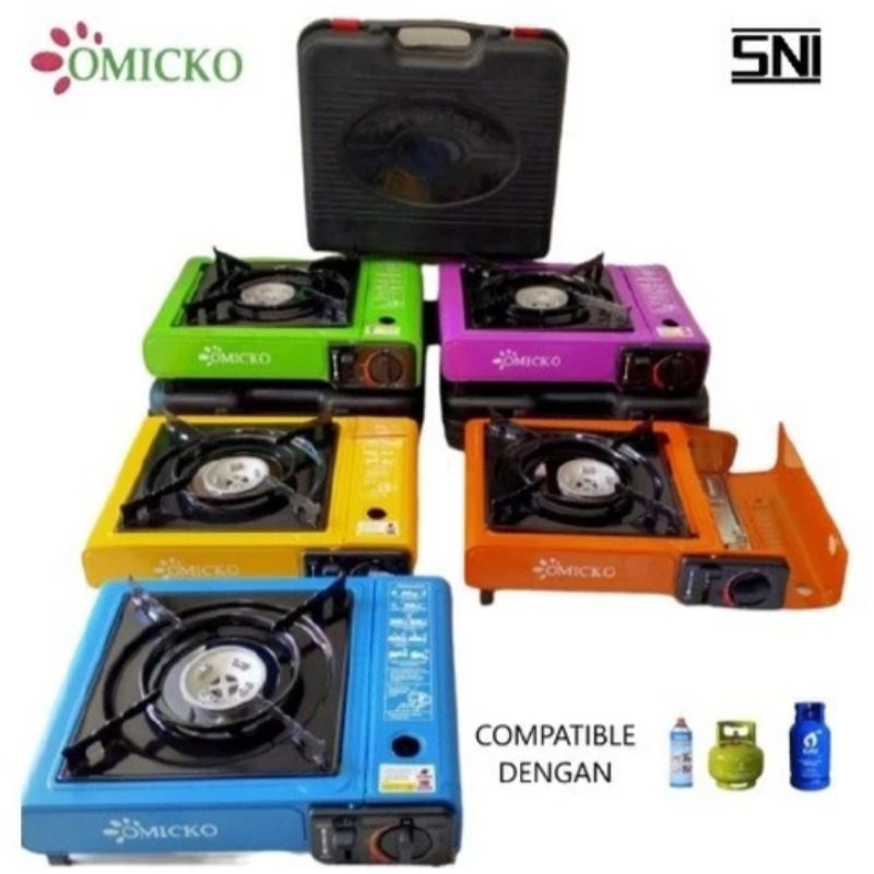 kompor gas omicko portable 2 in 1 KOMPOR OMICKO PORTABLE