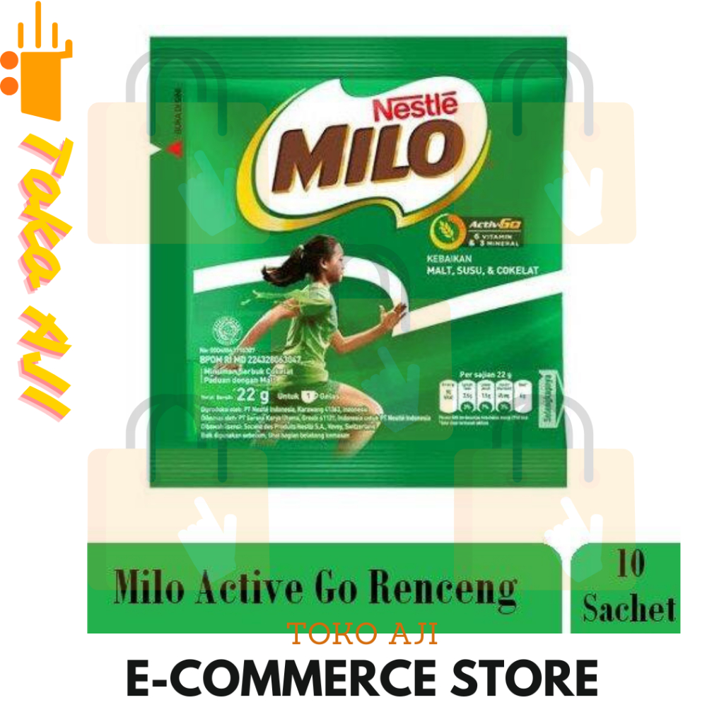 

MILO Sachet 22gram x 10pcs (RENCENG)