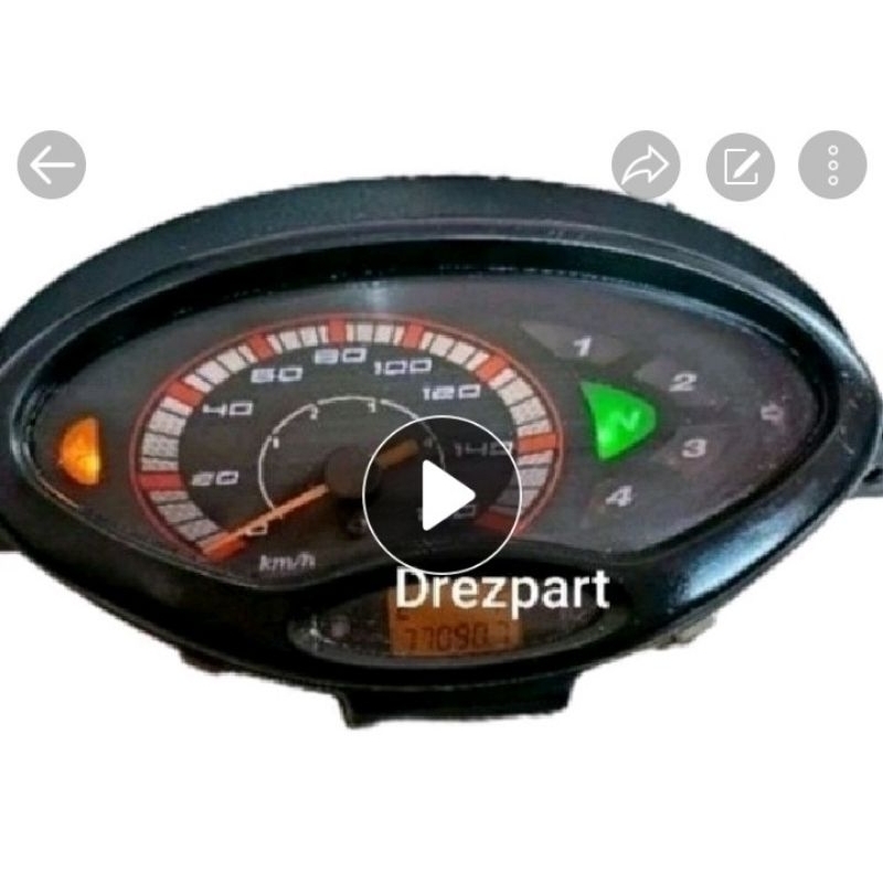 spidometer Speedometer kilometer gauge motor Honda karisma x 125 original