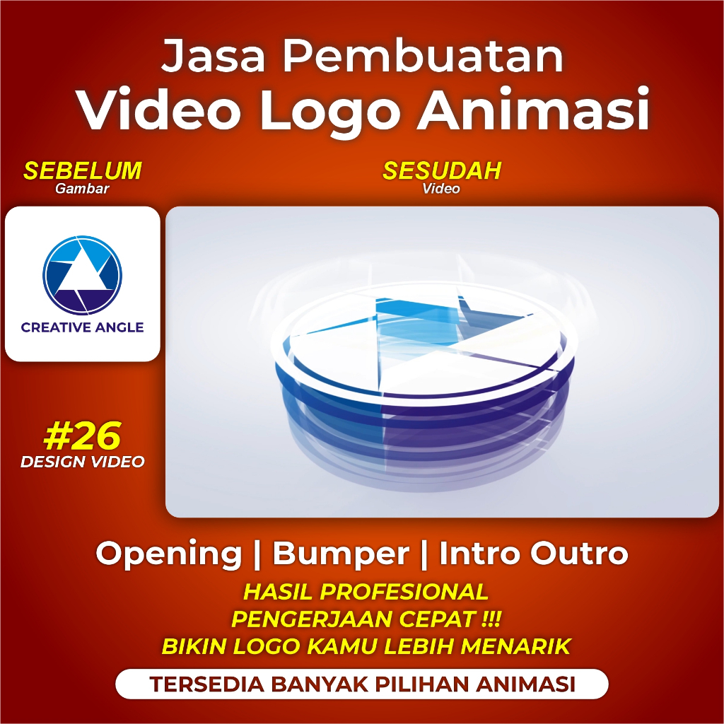 Jasa Edit Video Animasi Opening Intro Outro Event Sosmed Vlog