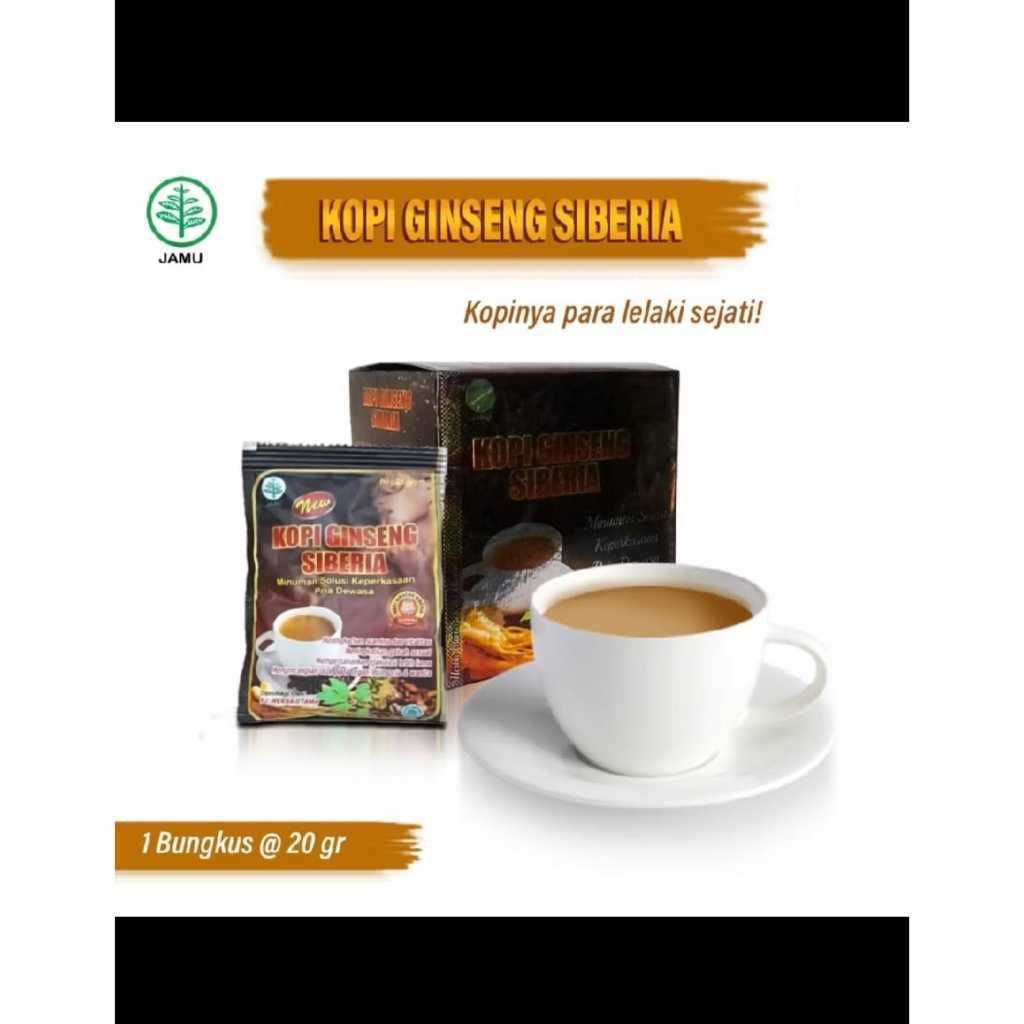 kopi Ginseng Siberia Solusi Stamina Pria Harga Untuk /Bungkus