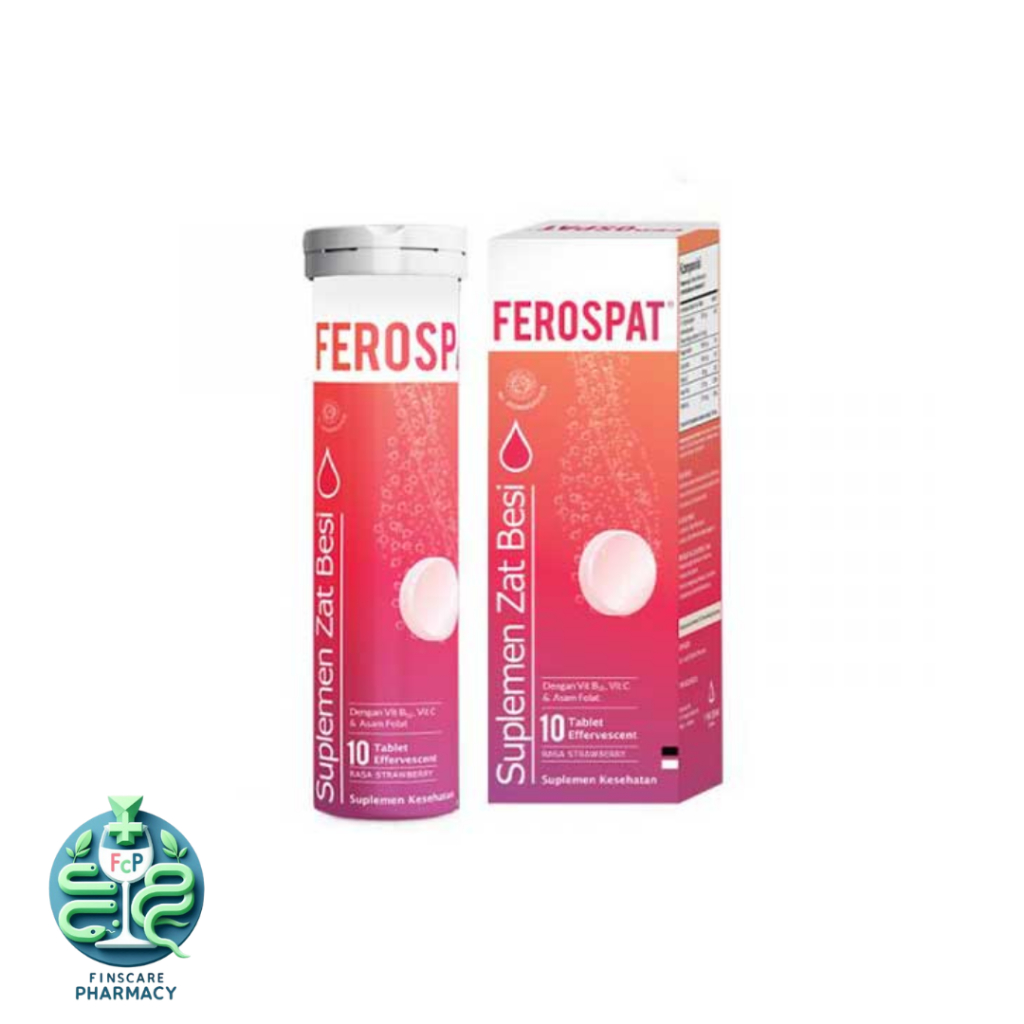 Ferospat Efferfescent (Tambah Darah) Isi 10's