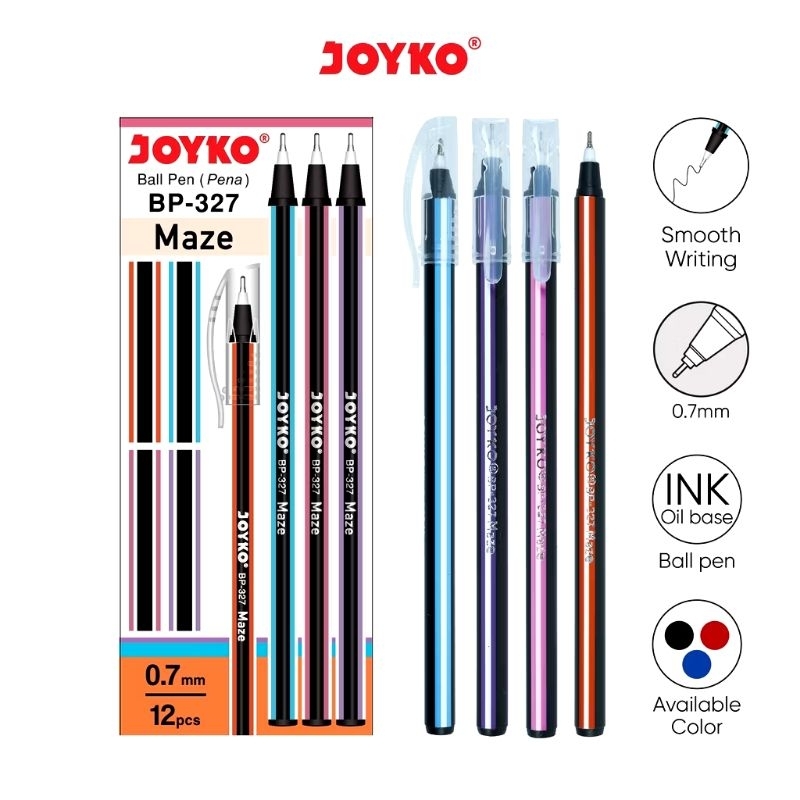 

Ball Pen Pulpen Pena Joyko BP-327 Maze 0.7 mm