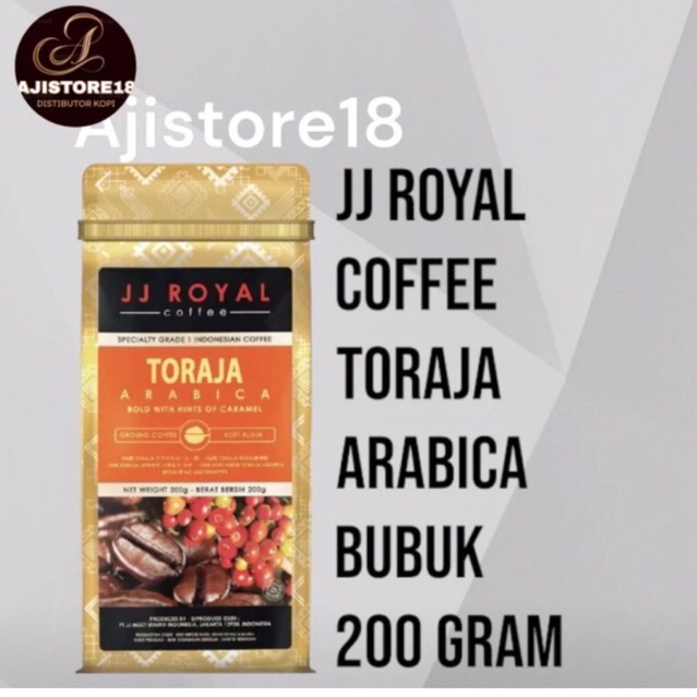 

Kopi Bubuk JJ ROYAL COFFEE TORAJA ARABICA 200g