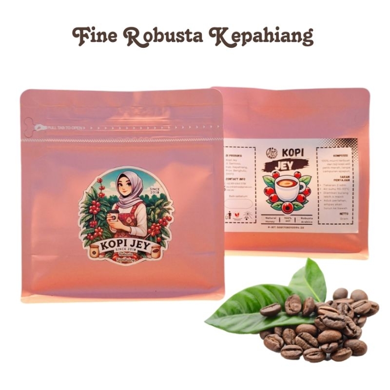 

Kopi Bubuk Fine Robusta Kepahiang Natural 200gram